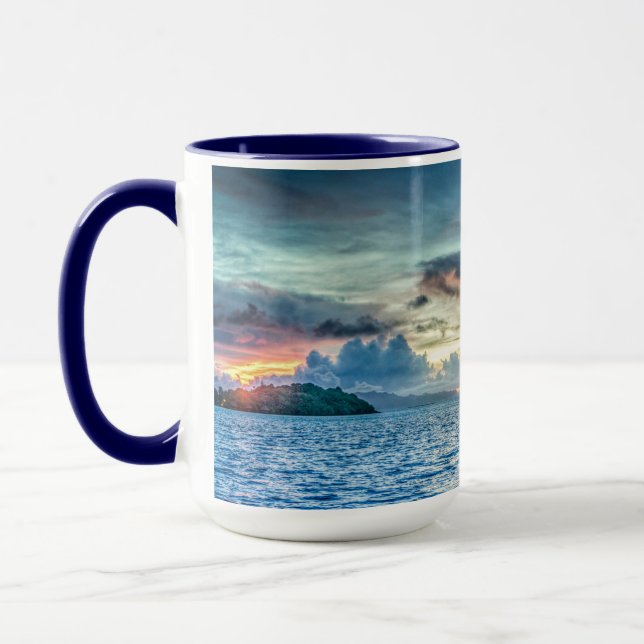 Mug Bora Bora Ocean View Photographie (Gauche)