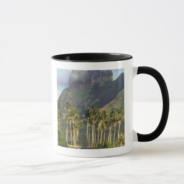 Mug Bora Bora, scène du front de mer en Polynésie fran (Droite)