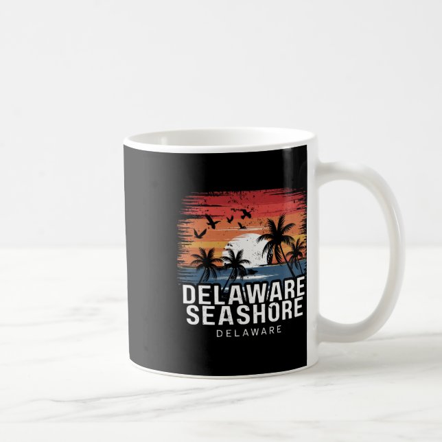 Mug Bord de mer du Delaware Surfant surfeur Delaware  (Droite)