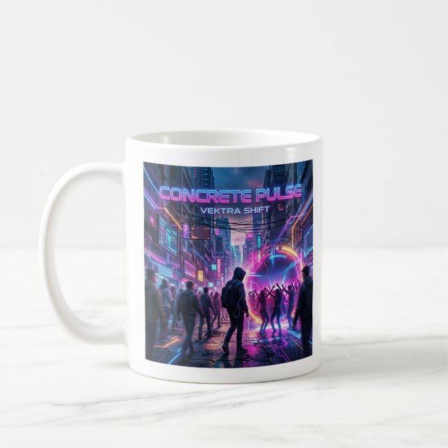 Mug Bord Néon EDM Concret (Gauche)