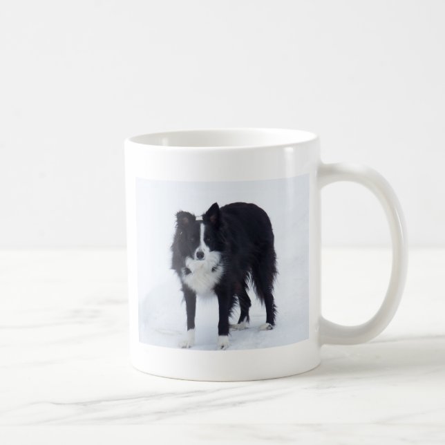 Mug Bordure Collie Debout (Droite)