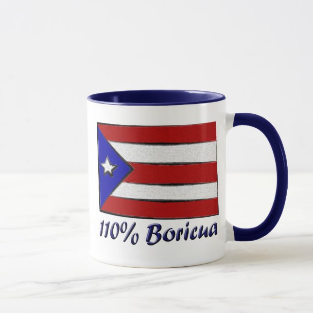 Mug Boricua 110% (Droite)