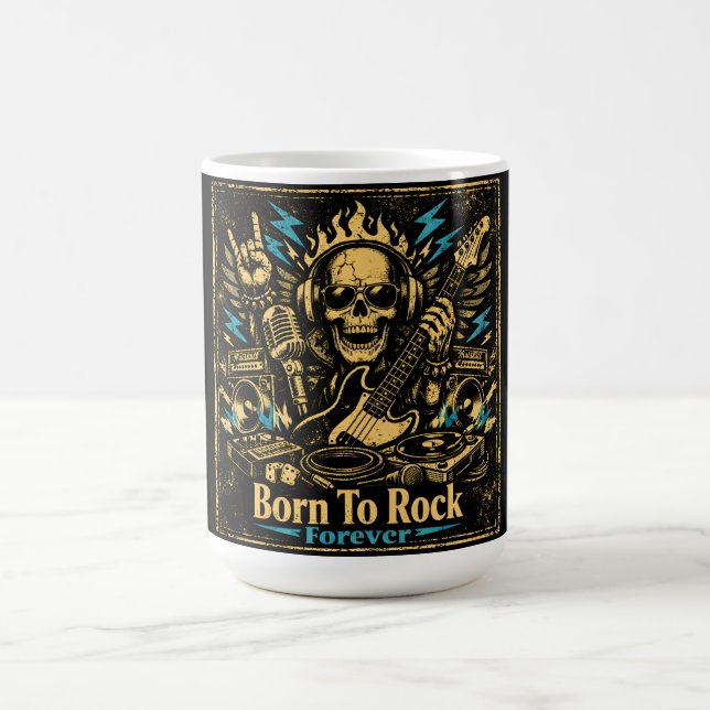 Mug Born To Rock – Rock Music DNA Pride (Centre)