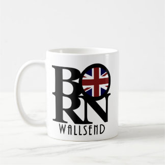 Mug BORN Wallsend Angleterre 11ozx