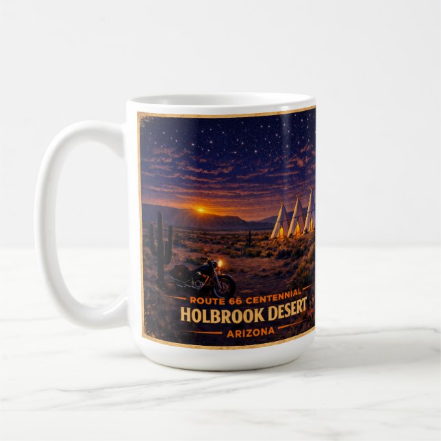 Mug Borne routière de Starry Holbrook Morning (Gauche)