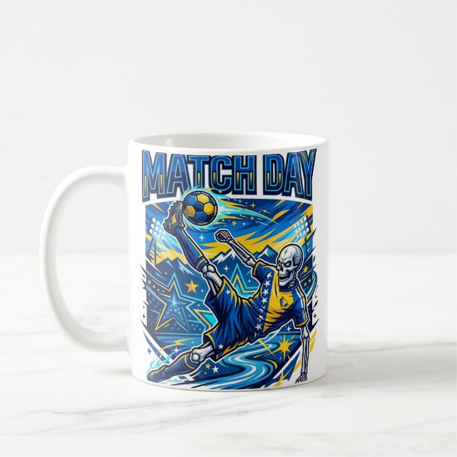 Mug Bosnie-Herzégovine Match Day Skeleton Striker  (Gauche)