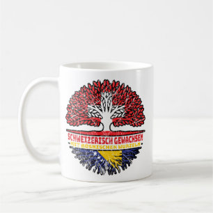 Mug Bosnien Bosnisch Schweizer Schweiz Baum Wurzel
