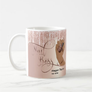 Mug Boss à ongles, cadeau pour manucure de technicien 