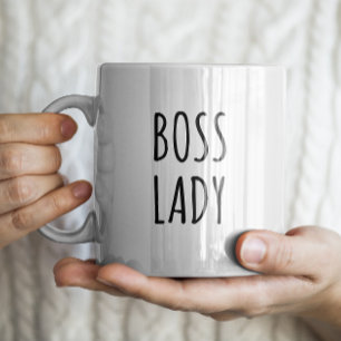 Mug "Boss Lady" Agritourisme moderne simple