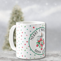 Boss Lady, Motif de bonbons au gui de Noël 325ml