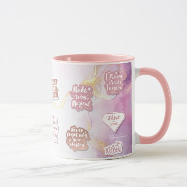 Mug Boss lady Motivation, réussite et réussite (Droite)