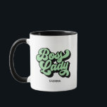 Mug Boss Lady Retro Neo Mint<br><div class="desc">Êtes-vous ou connaissez-vous une grande patronne ou une grande patronne ? Cette tasse est un grand cadeau pour toutes ces femmes entreprenantes que vous connaissez qui conquièrent le monde une tasse de café à la fois ! Plusieurs couleurs sont disponibles dans notre boutique - si vous ne voyez pas de...</div>