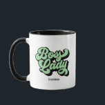Mug Boss Lady Retro Neo Mint<br><div class="desc">Êtes-vous ou connaissez-vous une grande patronne ou une grande patronne ? Cette tasse est un grand cadeau pour toutes ces femmes entreprenantes que vous connaissez qui conquièrent le monde une tasse de café à la fois ! Plusieurs couleurs sont disponibles dans notre boutique - si vous ne voyez pas de...</div>