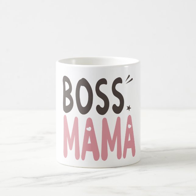 Mug Boss Mama - Idée cadeau pour maman (Centre)