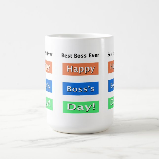 Mug Boss's Day Meilleur Boss Jamais (Centre)