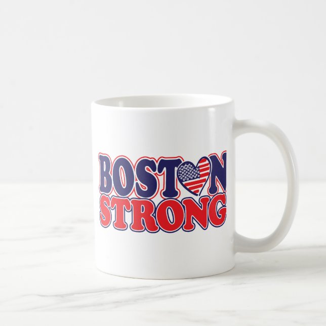 Mug Boston fort avec le coeur d'Amricah (Droite)