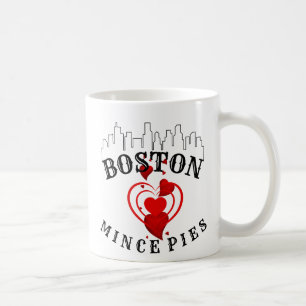 Mug Boston Loves Mince Pies Cityscape