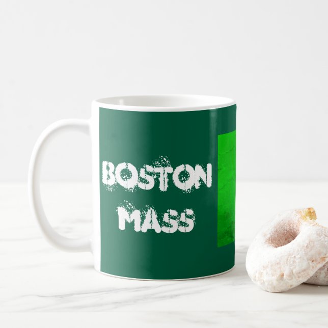 Mug Boston MA Irish Flag – Heritage Tea (Avec donut)