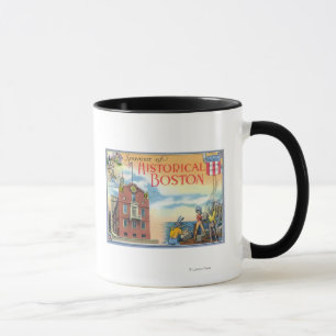 Mug Boston, MassachusettsScènes historiques de Boston