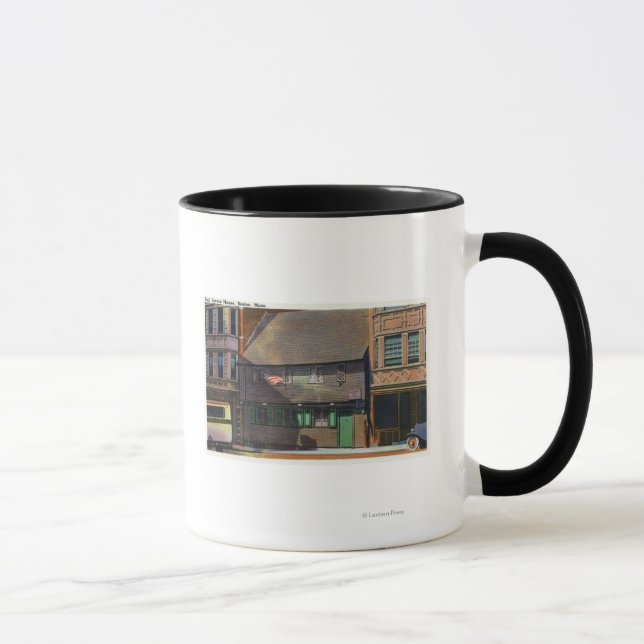 Mug Boston, MassachusettsVue de la maison Paul Revere (Droite)