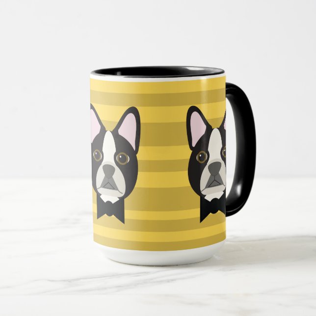 Mug Boston Terrier (Devant droit)