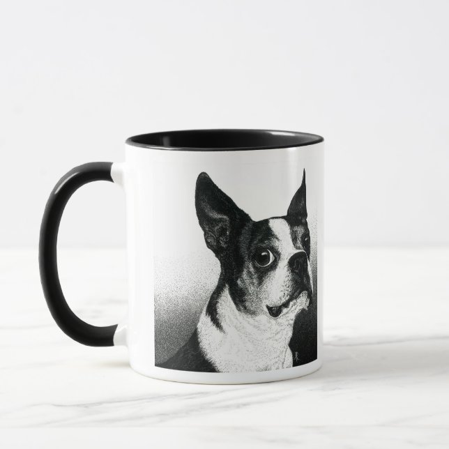 Mug Boston Terrier - "Boston Style" (Gauche)