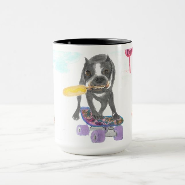 Mug Boston Terrier Sweet Dream (Centre)