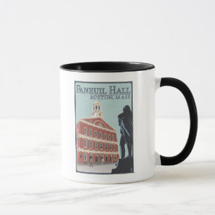 Mug Boston, vue de MassachusettsFaneuil Hall