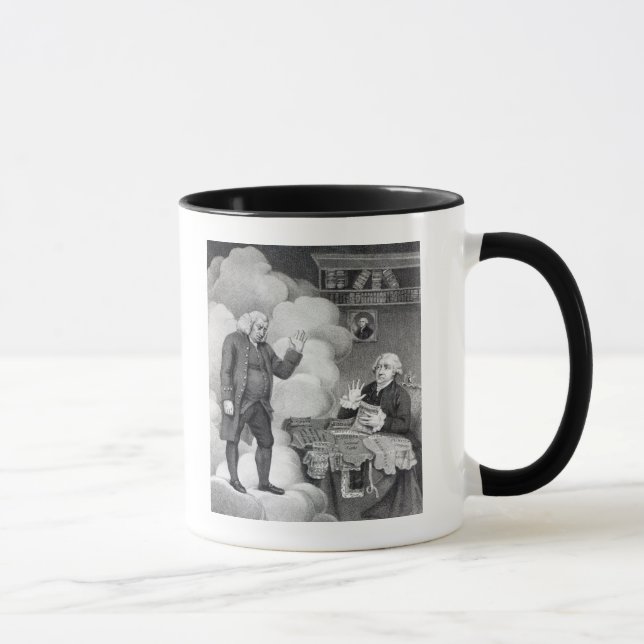 Mug Boswell et le fantôme de Samuel Johnson (Droite)