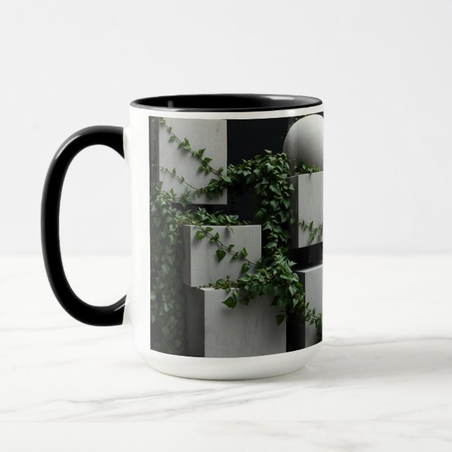 Mug Botanique Brutaliste Architecture Naturelle (Gauche)