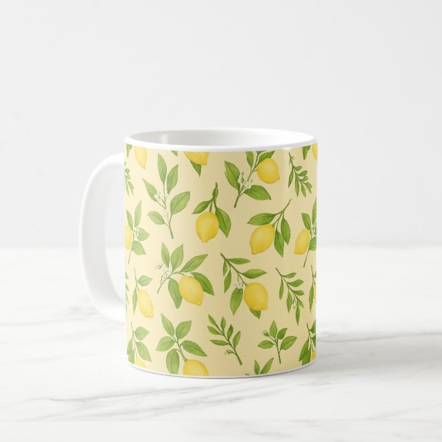 Mug Botanique Classique au Citron (Devant gauche)