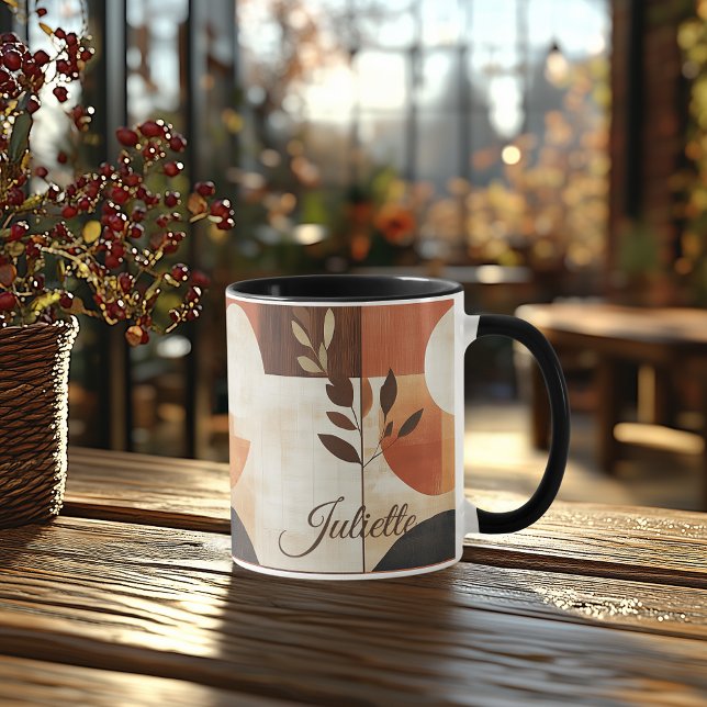 Mug botanique d'automne - Nature terrestre personn (Créateur téléchargé)