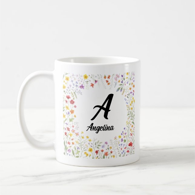 mug botanique pour elle (Gauche)