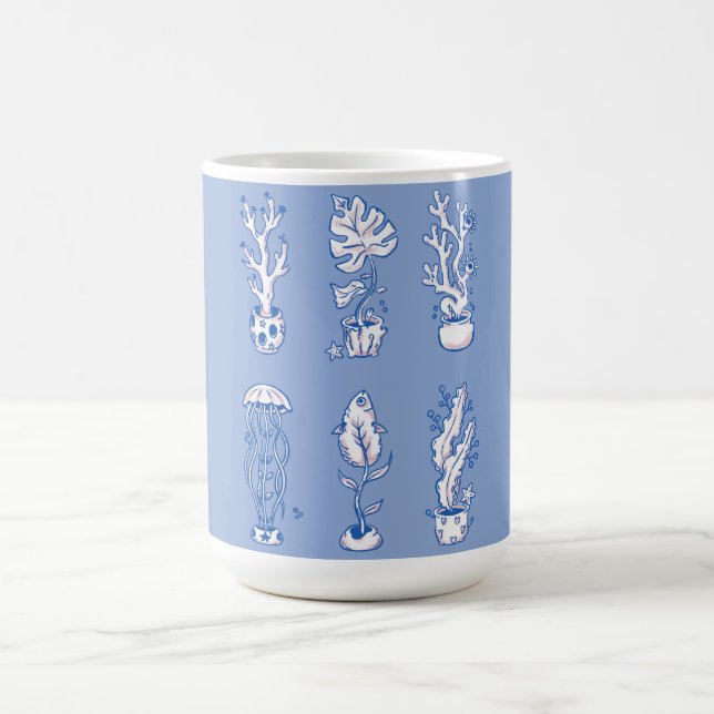 Mug Botaniques océaniques surréalistes (Centre)