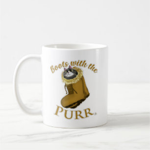 Mug Bottes avec kit de chaton à moustaches mode amusan