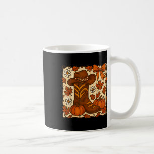 Mug Bottes de cowgirl Citrouille Mignonne Coquette Rub