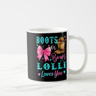 Mug Bottes ou arcs Lolli vous aime Révélation du sexe
