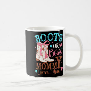 Mug Bottes ou noeuds décorations révélation sexe maman