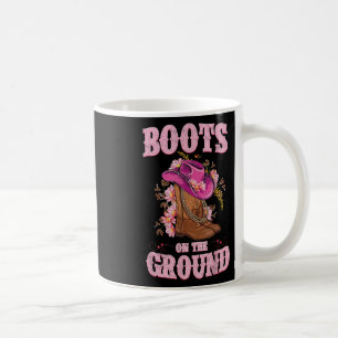 Mug Bottes Sur Le Terrain Boot Cowboy Western Cowgirl