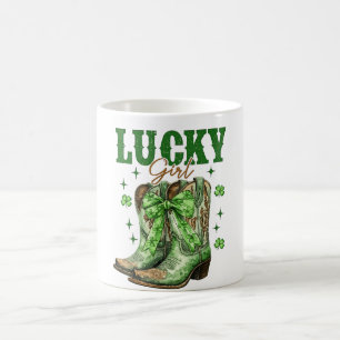 Mug Bottes Western Lucky Girl Saint-Patrick
