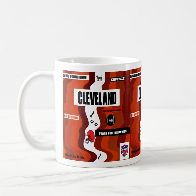 Mug Bouche de conception de Cleveland Team (Gauche)