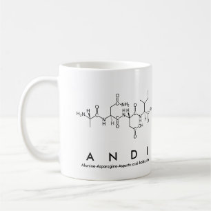 Mug Bouche de nom de peptide andi