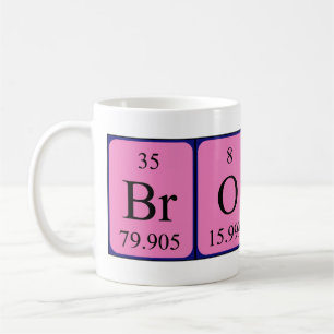 Mug Bouche de nom de table périodique Brody