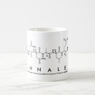 Mug Bouche de nom du peptide Annalee