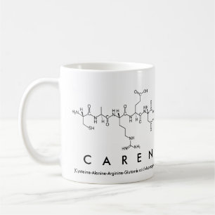 Mug Bouche de nom du peptide Caren