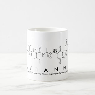 Mug Bouche de nom du peptide de l'avianna