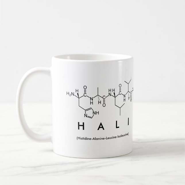 Mug Bouche de nom du peptide hali (Gauche)