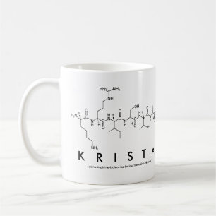 Mug Bouche de nom du peptide Krista