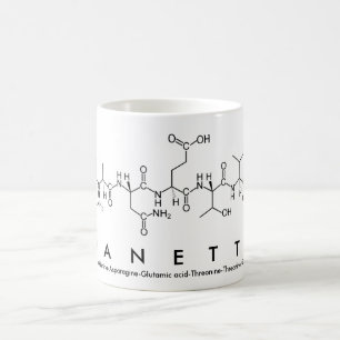 Mug Bouche de nom du peptide nanette
