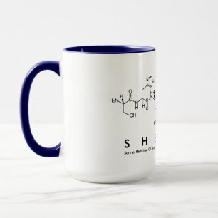Mug Bouche de nom du peptide Shelley
